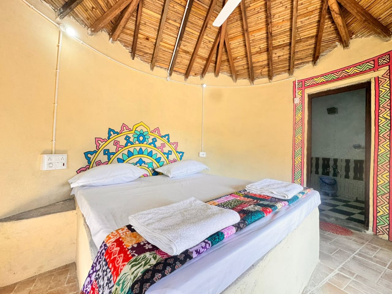 Bhunga interior at Rann Savera